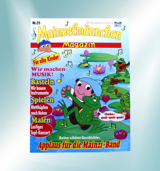 Mainzelmännchen Magazin Nr. 25 von Bastei: Applaus für die Mainzi-Band